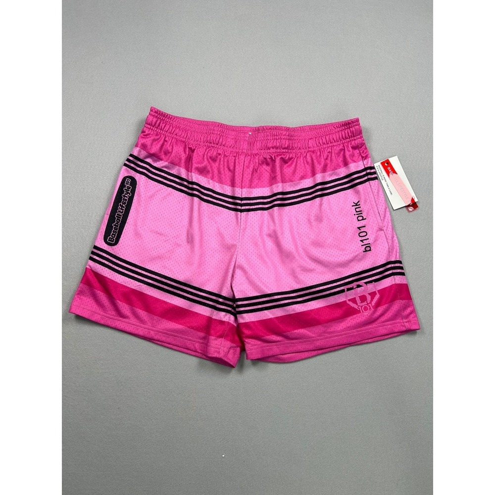 Baseball Lifestyle 101 Crayon Shorts Pink Mens Large bl101 Mesh Athletic